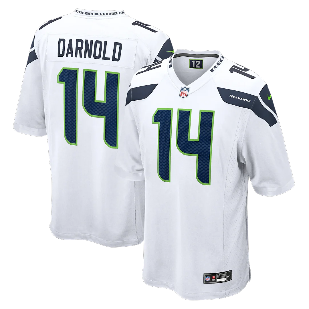Zennovawear Sam Darnold Seattle Seahawks Game Jersey - White