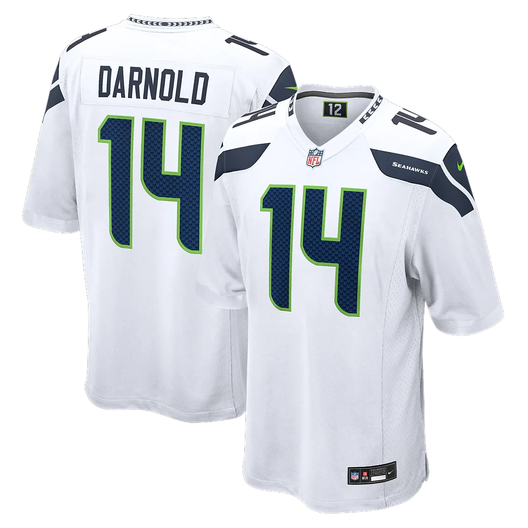 Zennovawear Sam Darnold Seattle Seahawks Game Jersey - White