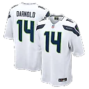 Zennovawear Sam Darnold Seattle Seahawks Game Jersey - White
