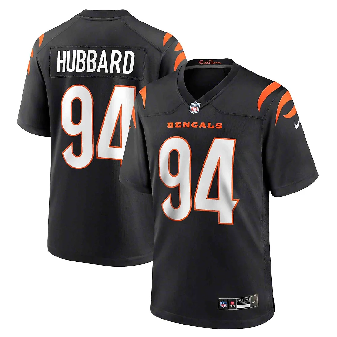 Zennovawear Sam Hubbard Cincinnati Bengals Player Game Jersey - Black