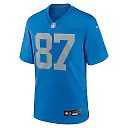 Zennovawear Sam LaPorta Detroit Lions Alternate Game Jersey - Blue
