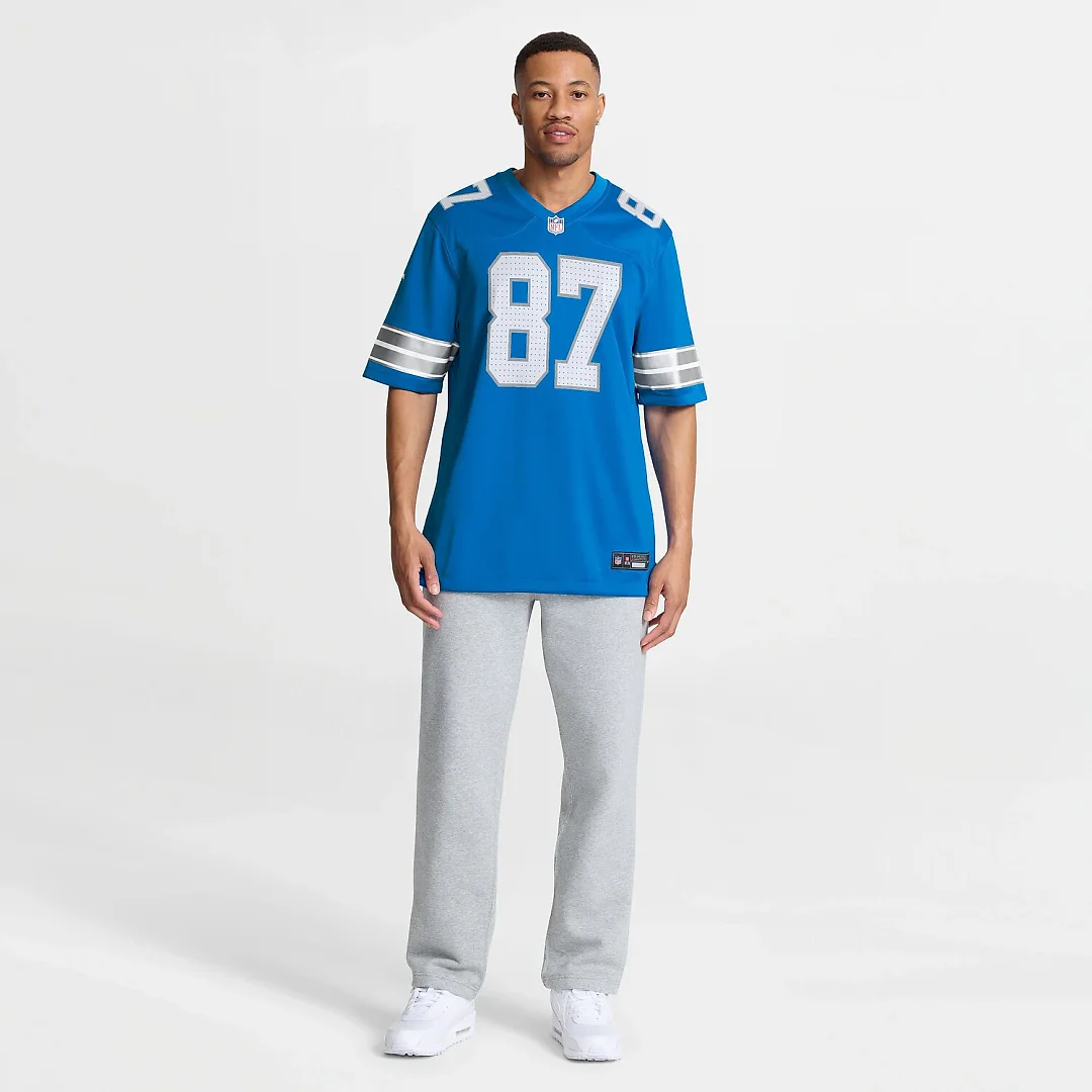 Zennovawear Sam LaPorta Detroit Lions Game Jersey - Blue