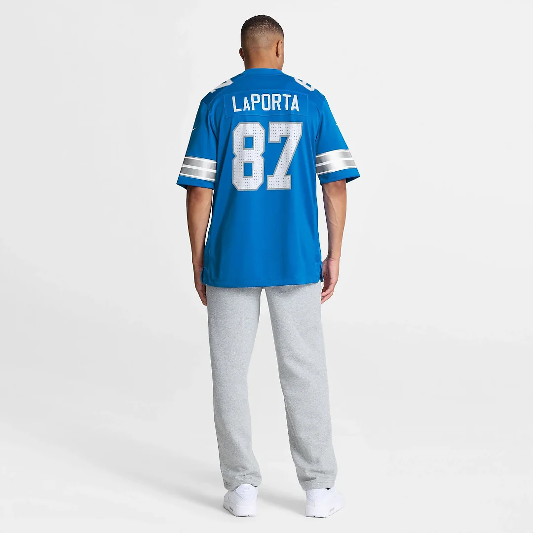 Zennovawear Sam LaPorta Detroit Lions Game Jersey - Blue
