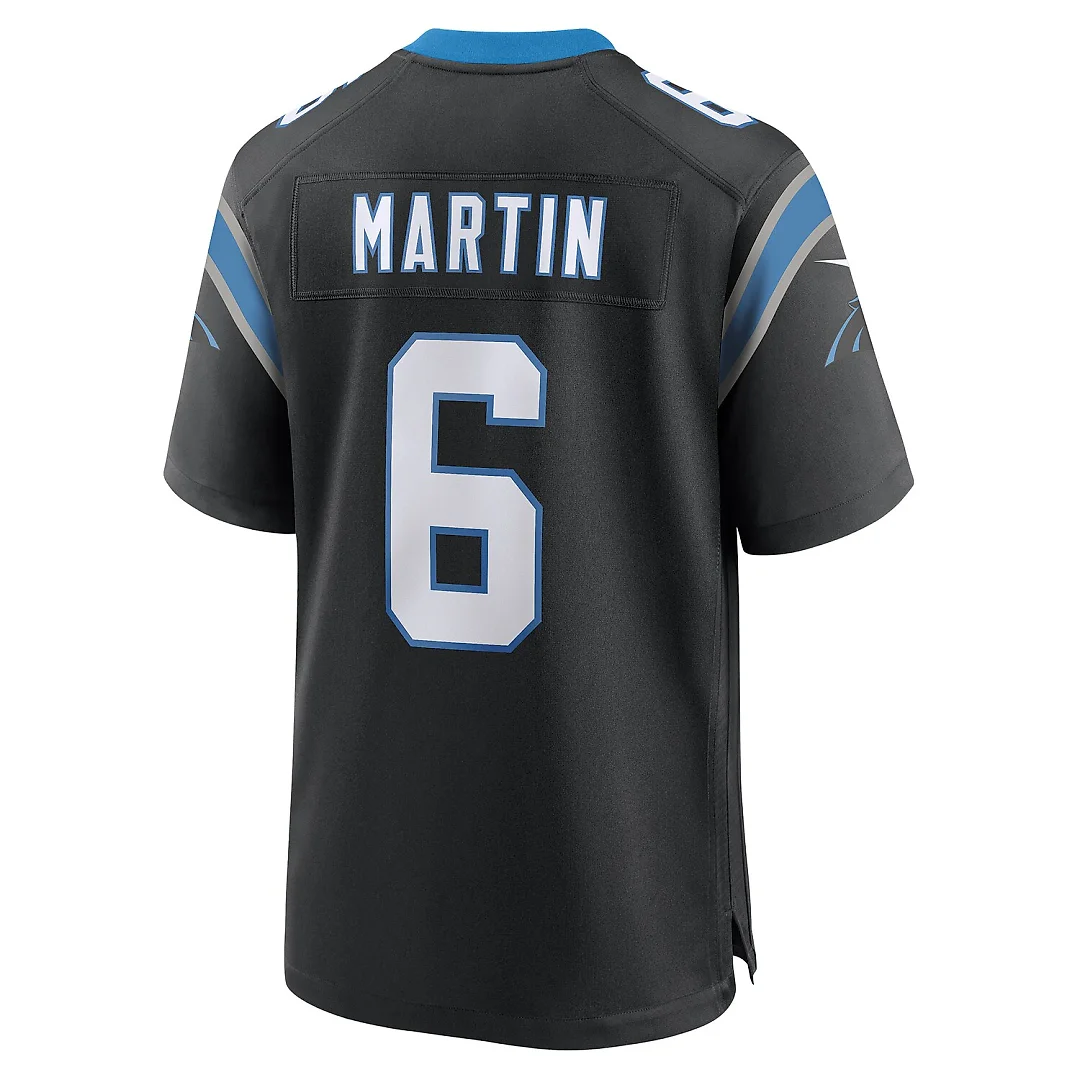 Zennovawear Sam Martin Carolina Panthers Team Game Jersey - Black