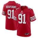 Zennovawear Sam Okuayinonu San Francisco 49ers Team Game Jersey - Scarlet