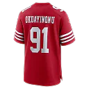 Zennovawear Sam Okuayinonu San Francisco 49ers Team Game Jersey - Scarlet