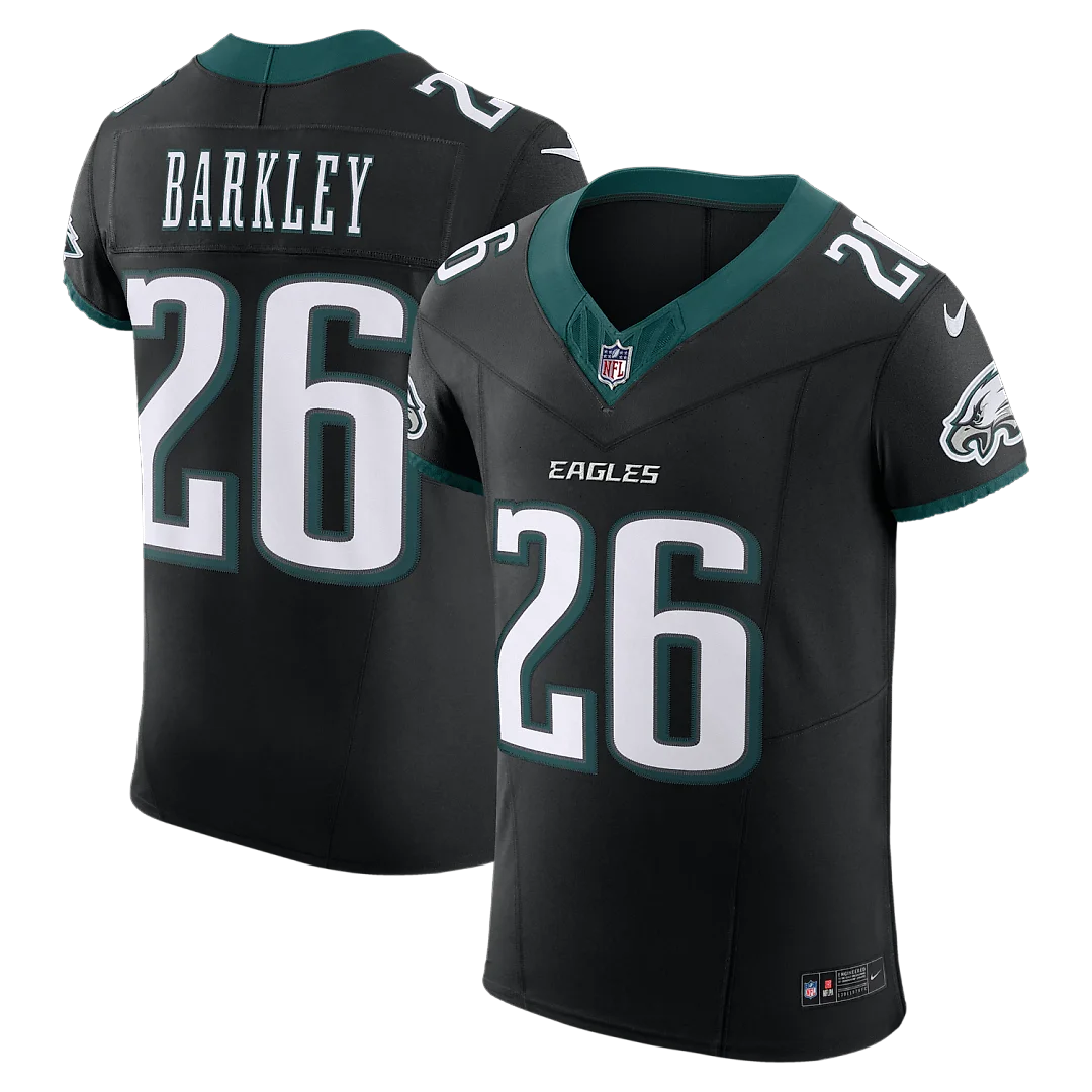 Zennovawear Saquon Barkley Philadelphia Eagles Alternate Vapor FUSE. Elite Jersey - Black