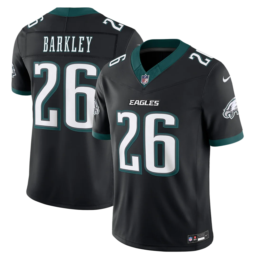 Zennovawear Saquon Barkley Philadelphia Eagles Alternate Vapor FUSE. Stitched Limited Jersey - Black