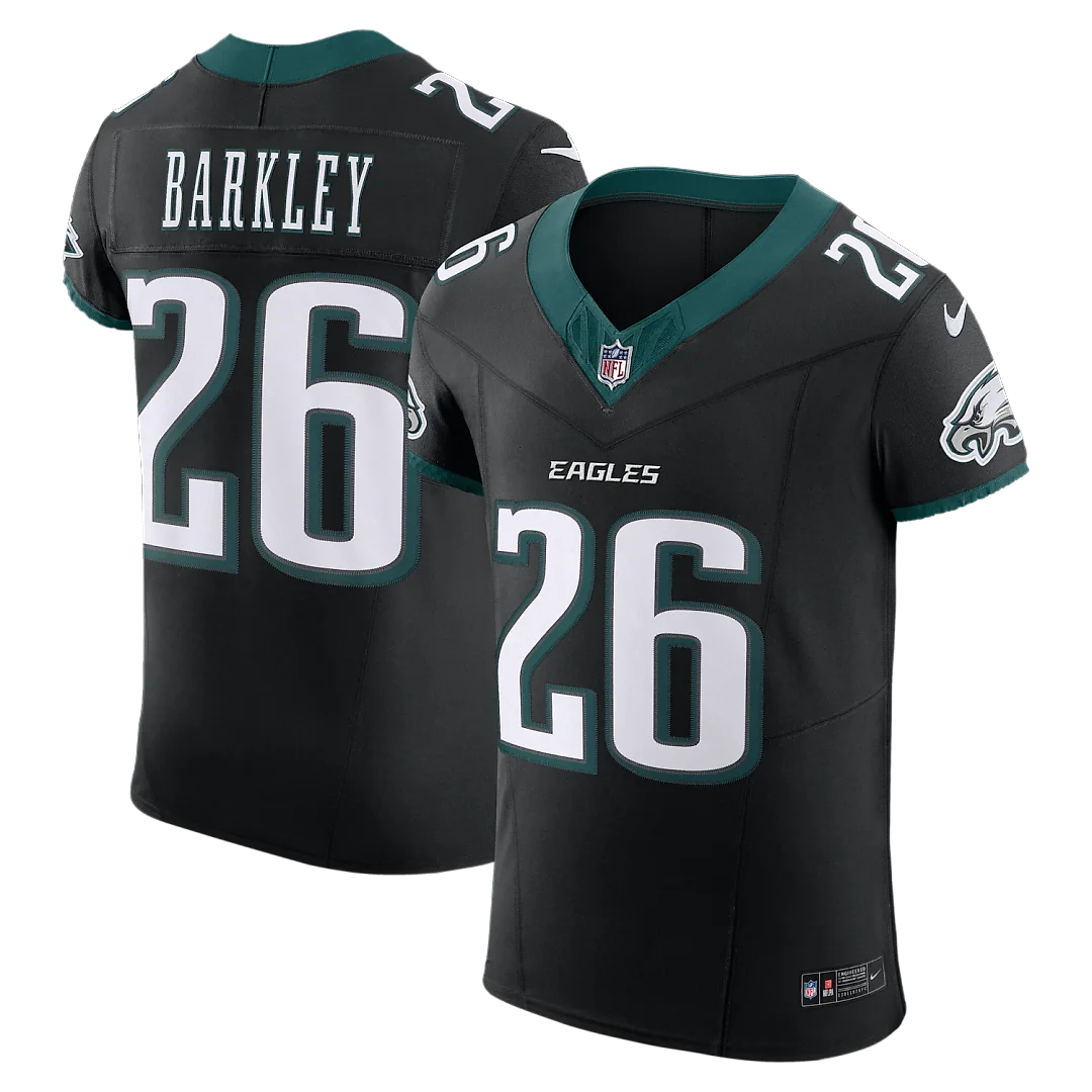 Zennovawear Saquon Barkley Philadelphia Eagles Alternate Vapor FUSE. Elite Jersey - Black