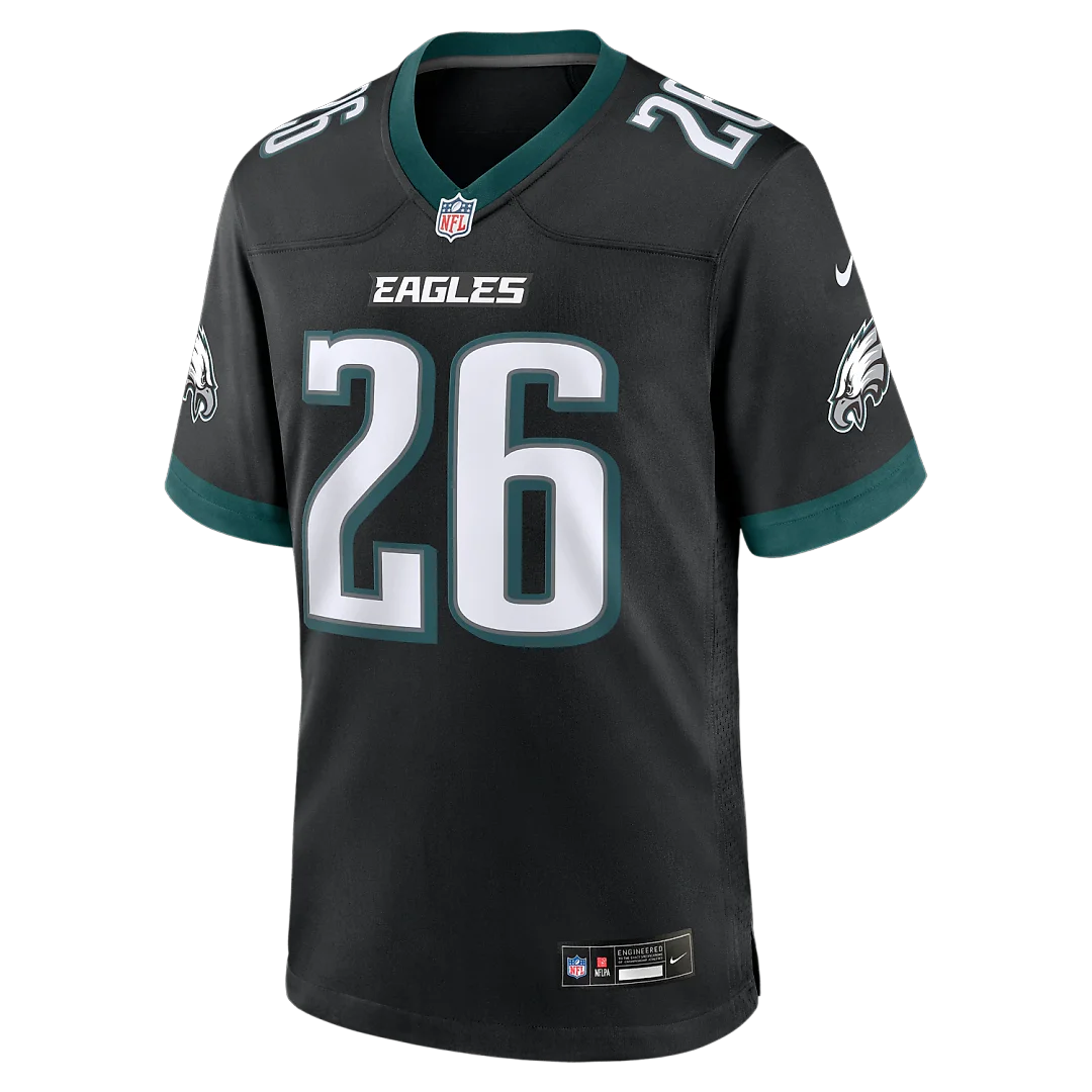 Zennovawear Saquon Barkley Philadelphia Eagles Alternate Game Jersey - Black