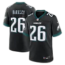 Zennovawear Saquon Barkley Philadelphia Eagles Alternate Game Jersey - Black