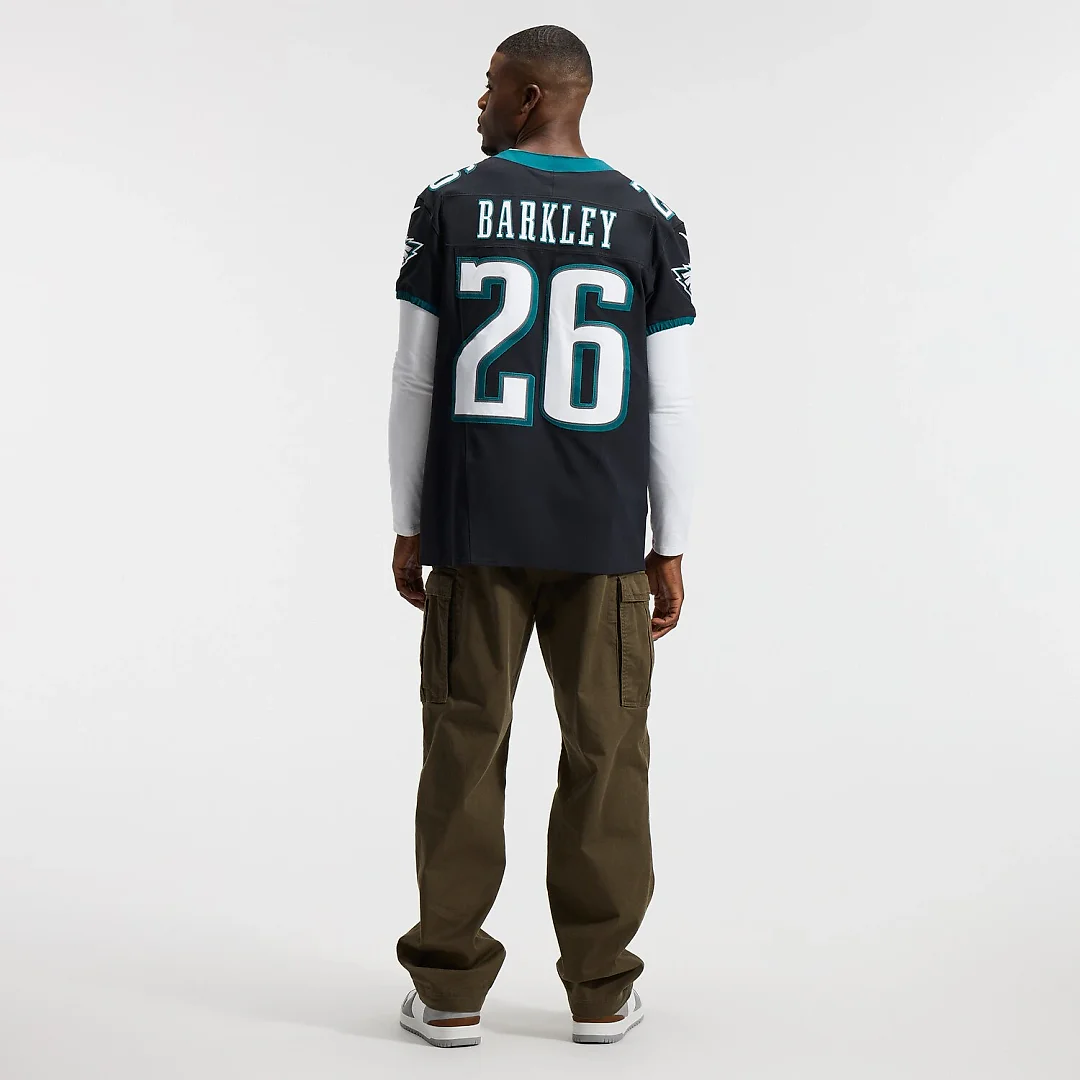 Zennovawear Saquon Barkley Philadelphia Eagles Alternate Vapor FUSE. Elite Jersey - Black