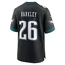 Zennovawear Saquon Barkley Philadelphia Eagles Alternate Game Jersey - Black