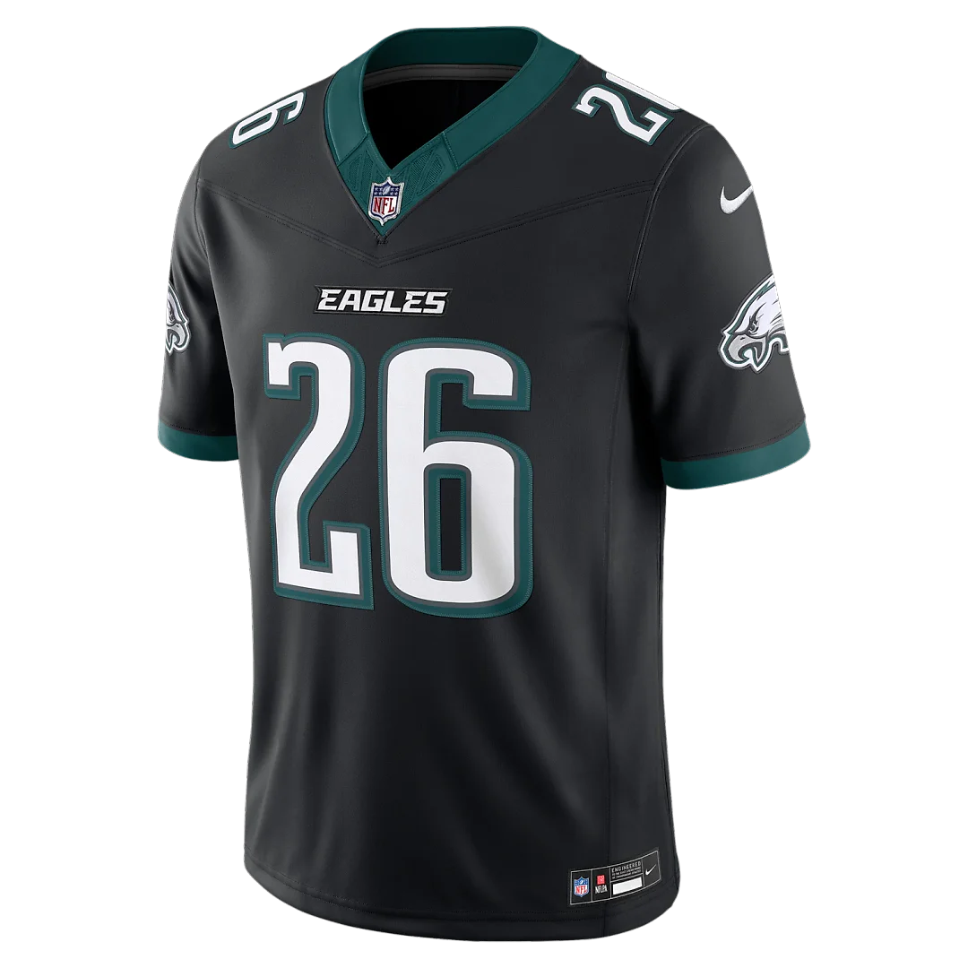 Zennovawear Saquon Barkley Philadelphia Eagles Alternate Vapor FUSE. Stitched Limited Jersey - Black