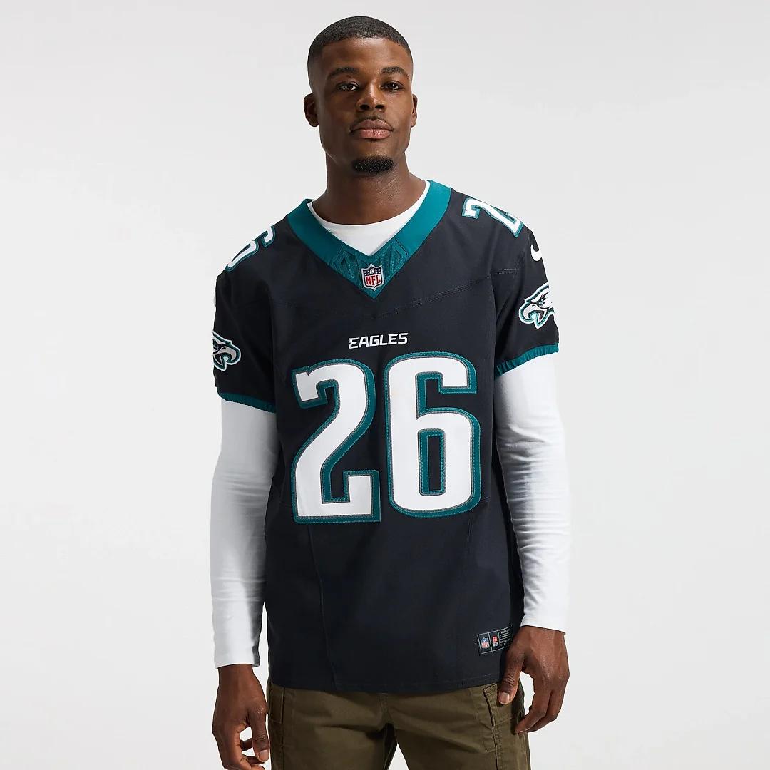 Zennovawear Saquon Barkley Philadelphia Eagles Alternate Vapor FUSE. Elite Jersey - Black