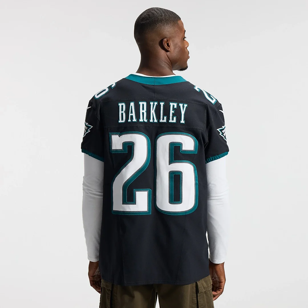 Zennovawear Saquon Barkley Philadelphia Eagles Alternate Vapor FUSE. Elite Jersey - Black