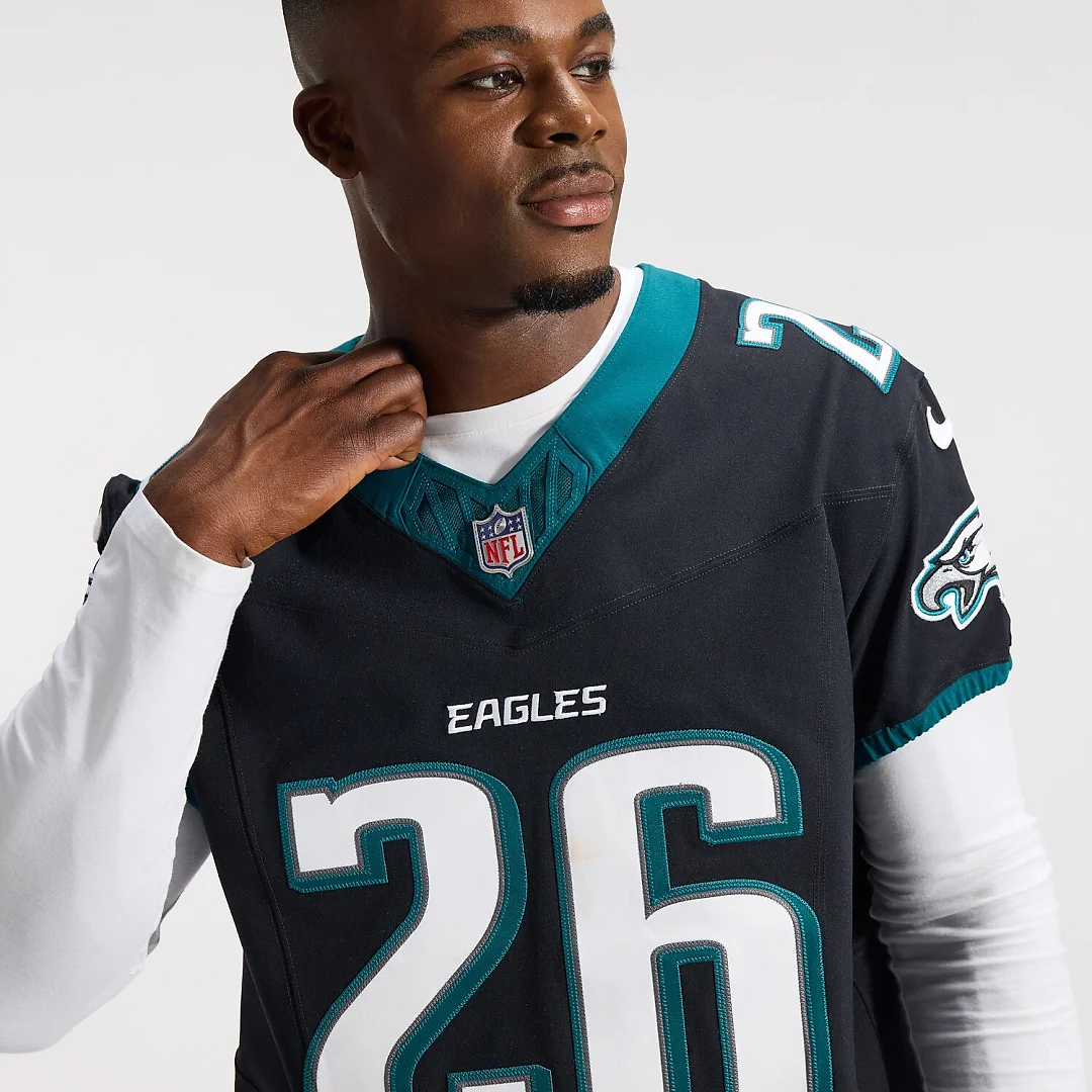 Zennovawear Saquon Barkley Philadelphia Eagles Alternate Vapor FUSE. Elite Jersey - Black