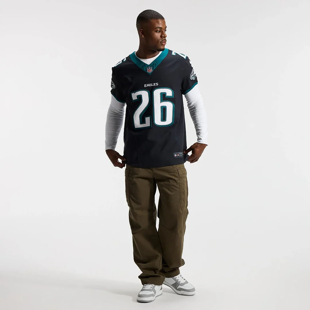 Zennovawear Saquon Barkley Philadelphia Eagles Alternate Vapor FUSE. Elite Jersey - Black