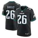 Zennovawear Saquon Barkley Philadelphia Eagles Alternate Game Jersey - Black