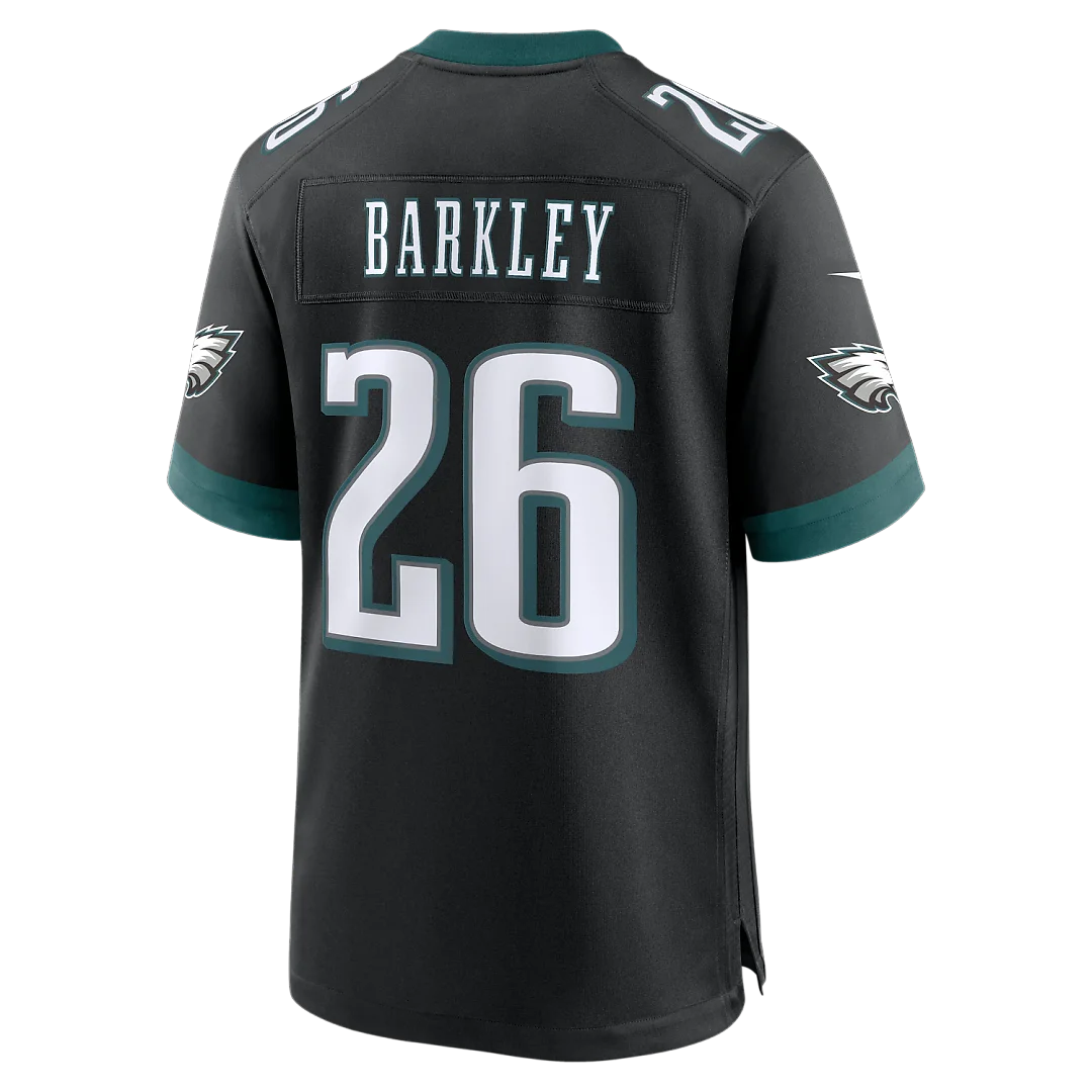 Zennovawear Saquon Barkley Philadelphia Eagles Alternate Game Jersey - Black