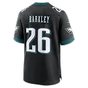 Zennovawear Saquon Barkley Philadelphia Eagles Alternate Game Jersey - Black