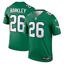 Zennovawear Saquon Barkley Philadelphia Eagles Legend Player Performance Top - Kelly Green