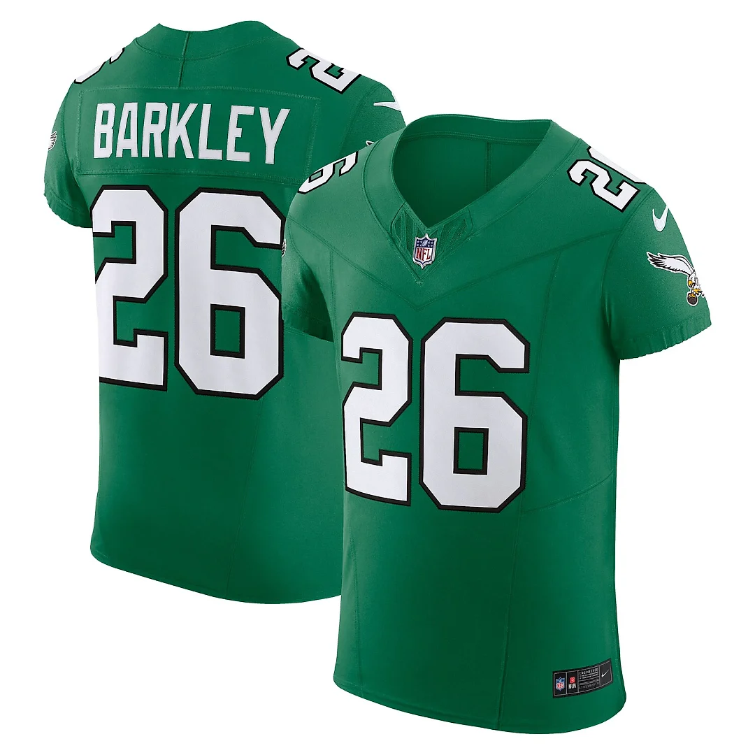 Zennovawear Saquon Barkley Philadelphia Eagles Alternate Vapor FUSE. Elite Jersey - Kelly Green