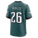 Zennovawear Saquon Barkley Philadelphia Eagles Team Game Jersey - Midnight Green