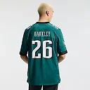 Zennovawear Saquon Barkley Philadelphia Eagles Team Game Jersey - Midnight Green
