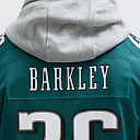 Zennovawear Saquon Barkley Philadelphia Eagles Game Player Jersey - Midnight Green