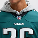 Zennovawear Saquon Barkley Philadelphia Eagles Game Player Jersey - Midnight Green