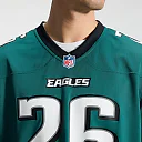 Zennovawear Saquon Barkley Philadelphia Eagles Team Game Jersey - Midnight Green