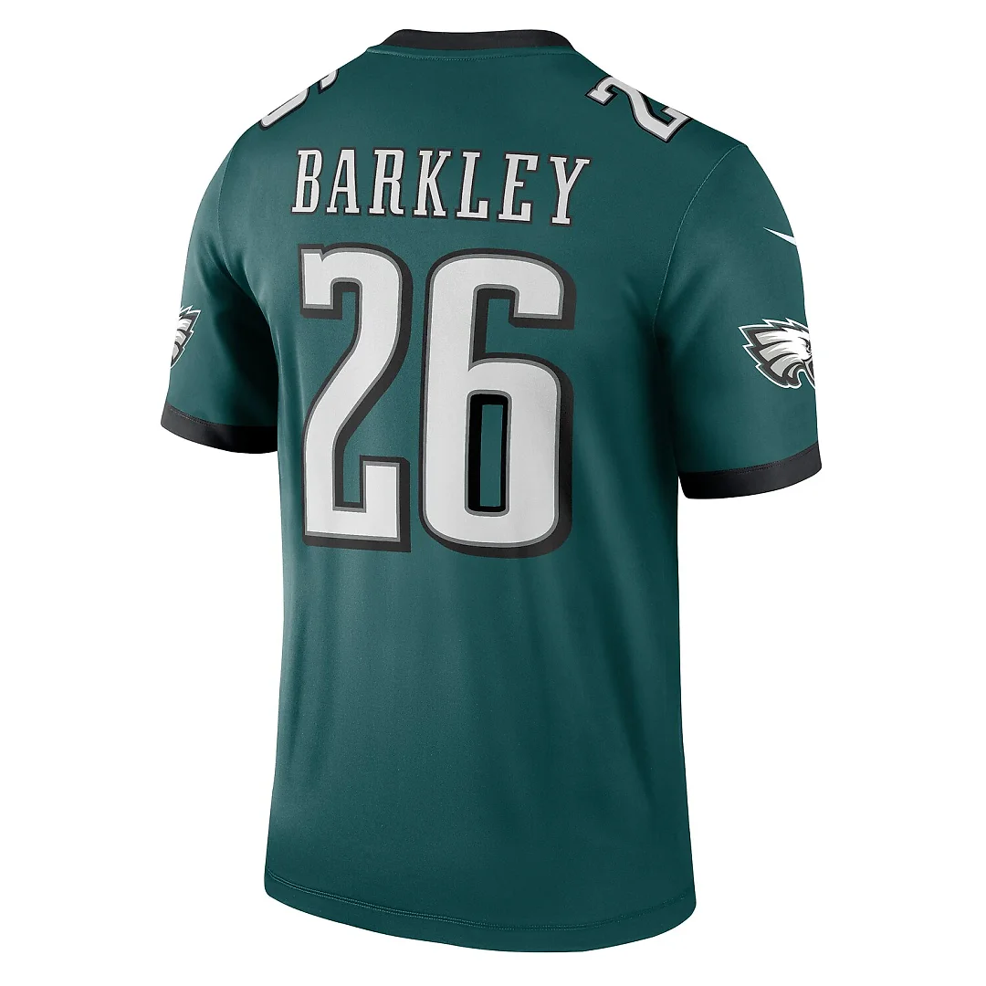 Zennovawear Saquon Barkley Philadelphia Eagles Legend Player Performance Top - Midnight Green