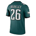 Zennovawear Saquon Barkley Philadelphia Eagles Legend Player Performance Top - Midnight Green