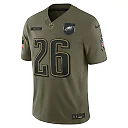 Zennovawear Saquon Barkley Philadelphia Eagles 2025 Salute to Service Limited Jersey - Olive