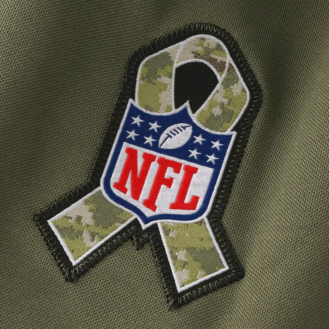 Zennovawear Saquon Barkley Philadelphia Eagles 2025 Salute to Service Limited Jersey - Olive