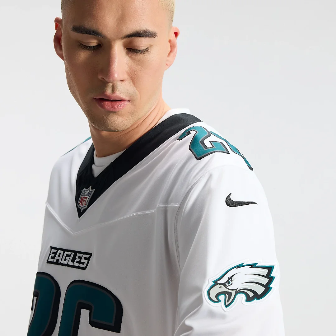 Zennovawear Saquon Barkley Philadelphia Eagles Vapor FUSE. Stitched Limited Jersey - White