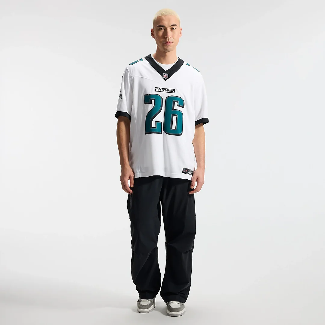 Zennovawear Saquon Barkley Philadelphia Eagles Vapor FUSE. Stitched Limited Jersey - White
