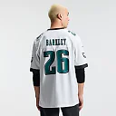 Zennovawear Saquon Barkley Philadelphia Eagles Game Jersey - White