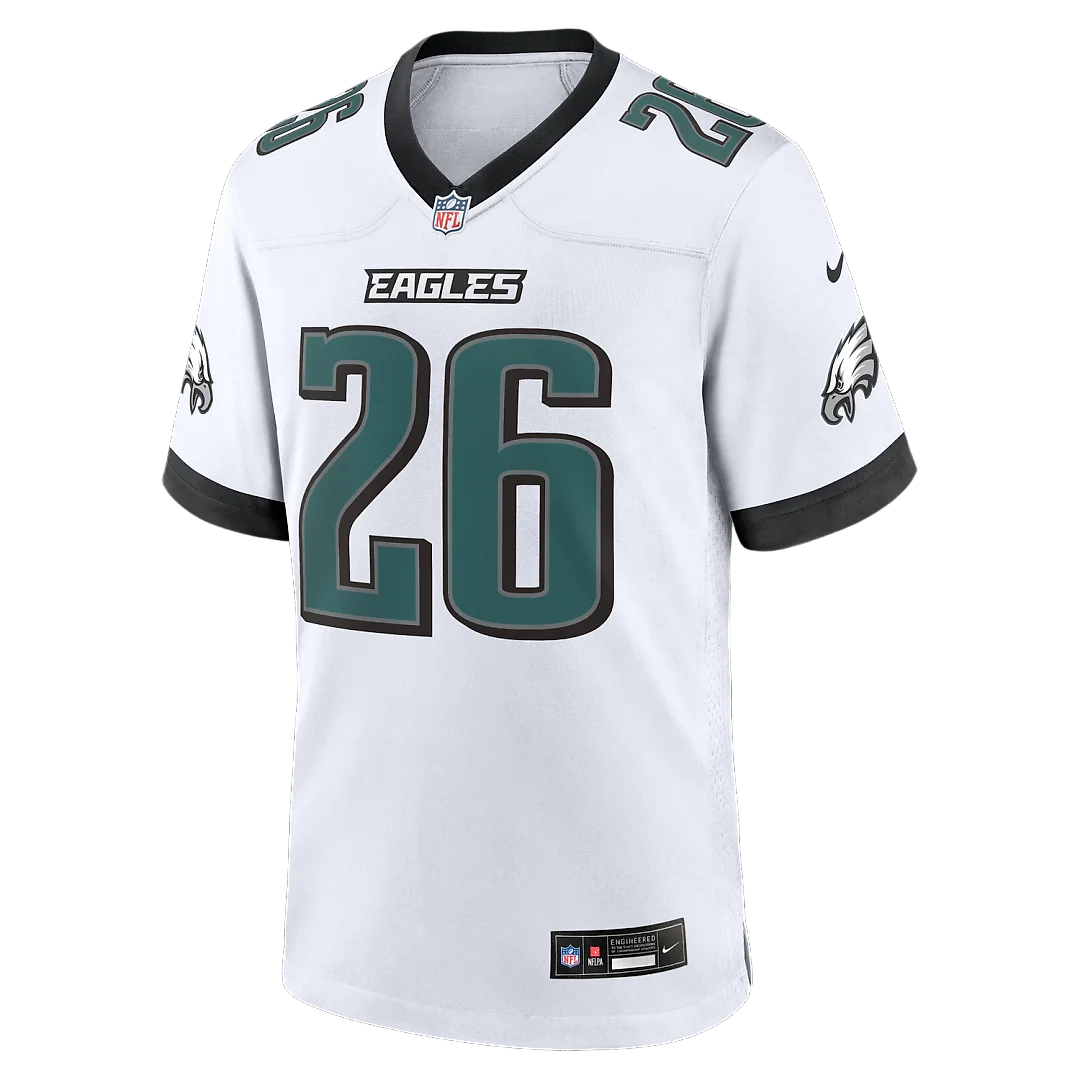 Zennovawear Saquon Barkley Philadelphia Eagles Game Jersey - White