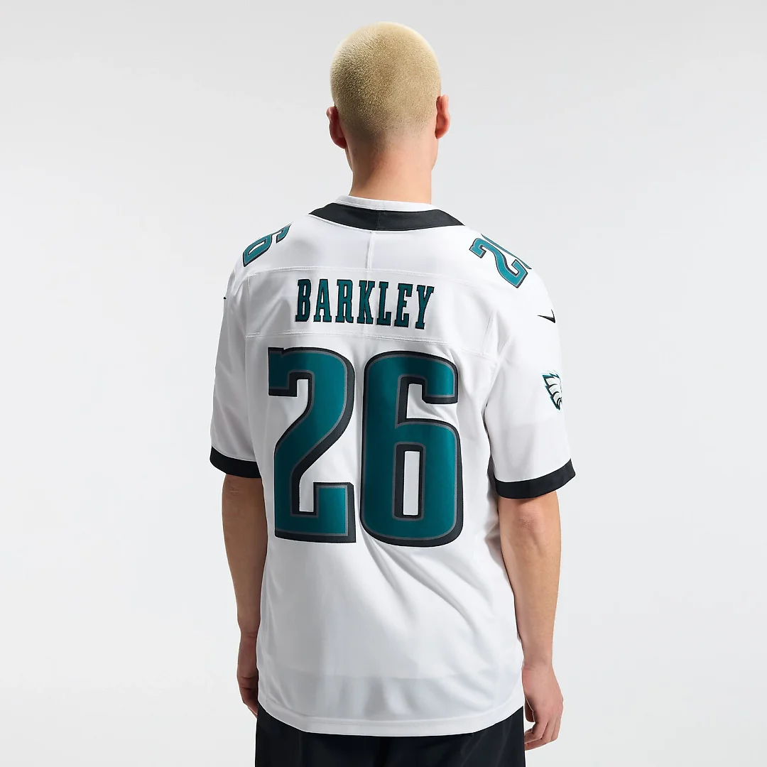 Zennovawear Saquon Barkley Philadelphia Eagles Vapor FUSE. Stitched Limited Jersey - White