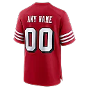 Zennovawear San Francisco 49ers 80th Anniversary Alternate Custom Game Jersey - Scarlet
