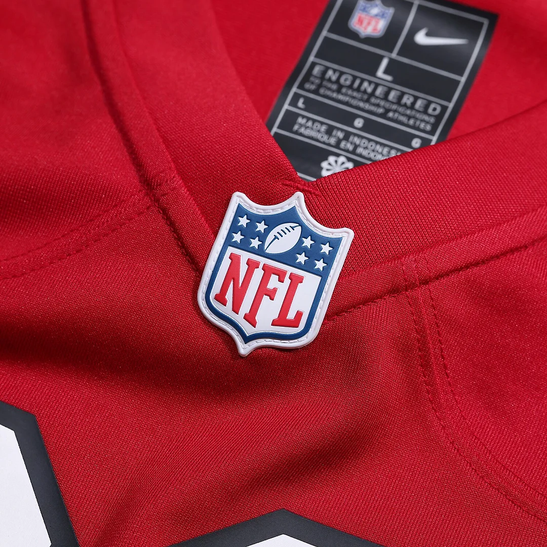 Zennovawear San Francisco 49ers 80th Anniversary Alternate Custom Game Jersey - Scarlet
