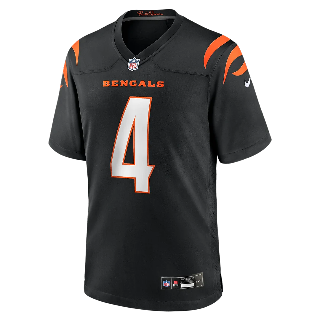 Zennovawear Sean Clifford Cincinnati Bengals Team Game Jersey - Black