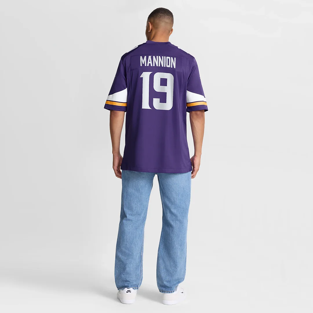 Zennovawear Sean Mannion Minnesota Vikings Game Jersey - Purple