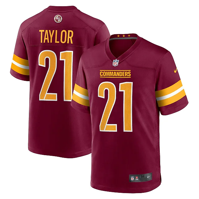 Zennovawear Sean Taylor Washington Commanders Player Game Jersey - Burgundy