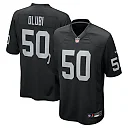 Zennovawear Segun Olubi Las Vegas Raiders Team Game Jersey - Black