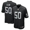 Zennovawear Segun Olubi Las Vegas Raiders Team Game Jersey - Black
