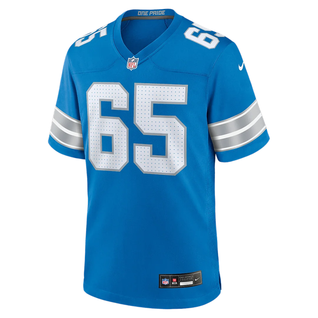 Zennovawear Seth McLaughlin Detroit Lions Team Game Jersey - Blue