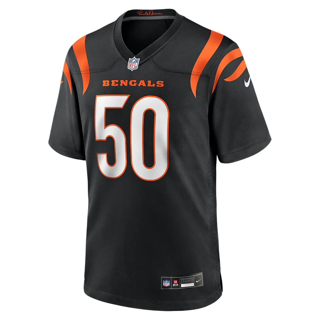 Zennovawear Shaka Heyward Cincinnati Bengals Team Game Jersey - Black
